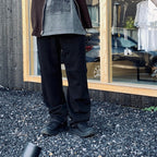 DBL KNIT JOG PANTS #BLACK [CES29PT16]
