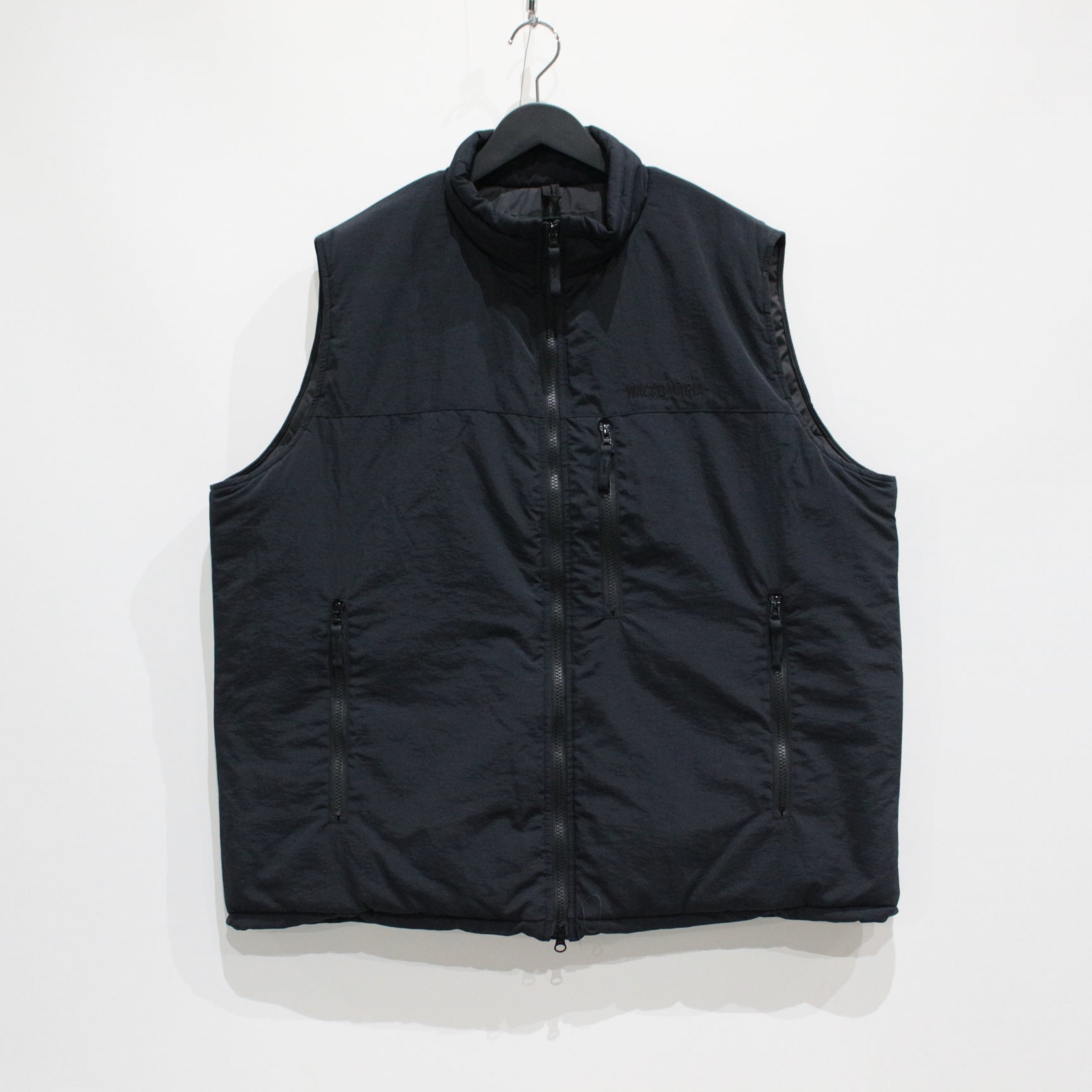 PADDING VEST #BLACK [23FW-WMO-OD05] - cocorozashi 三重県四日市市の