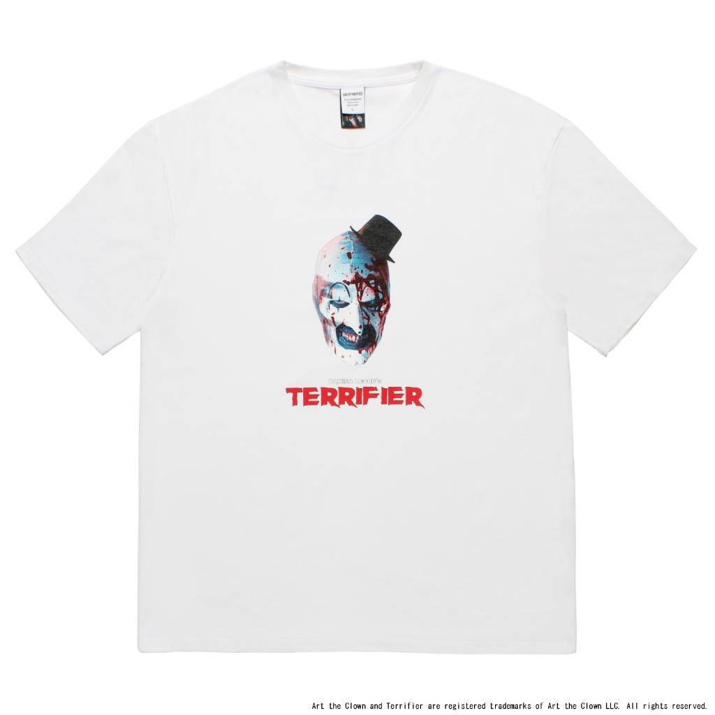 TERRIFIER | 水洗重磅圓領T卹（2種）#白色 [TERRIFIER-WM-WT02]