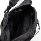 NYLON B CROSSBODY BACKPACK #BLACK 999 [RCCMAC735A]