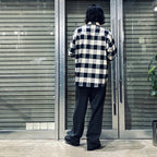 法蘭絨常規領襯衫 #白色 [24FW-WMS-RC01]