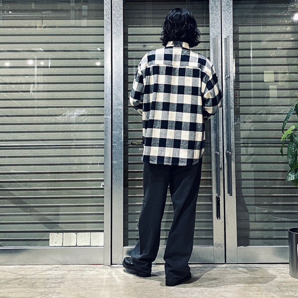 法蘭絨常規領襯衫 #白色 [24FW-WMS-RC01]