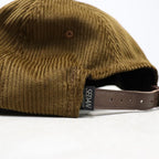 Leather Strap Corduroy Cap #Brown [SD26F-CP05]