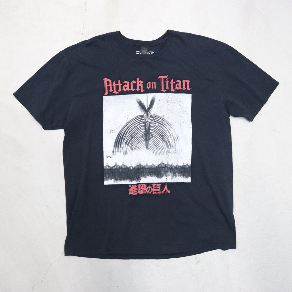 「ATTACK ON TOTAN」 TEE #BLACK [tl25f064]