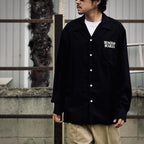 50年代長袖襯衫（1型）#黑色 [25FW-WMS-OC01]