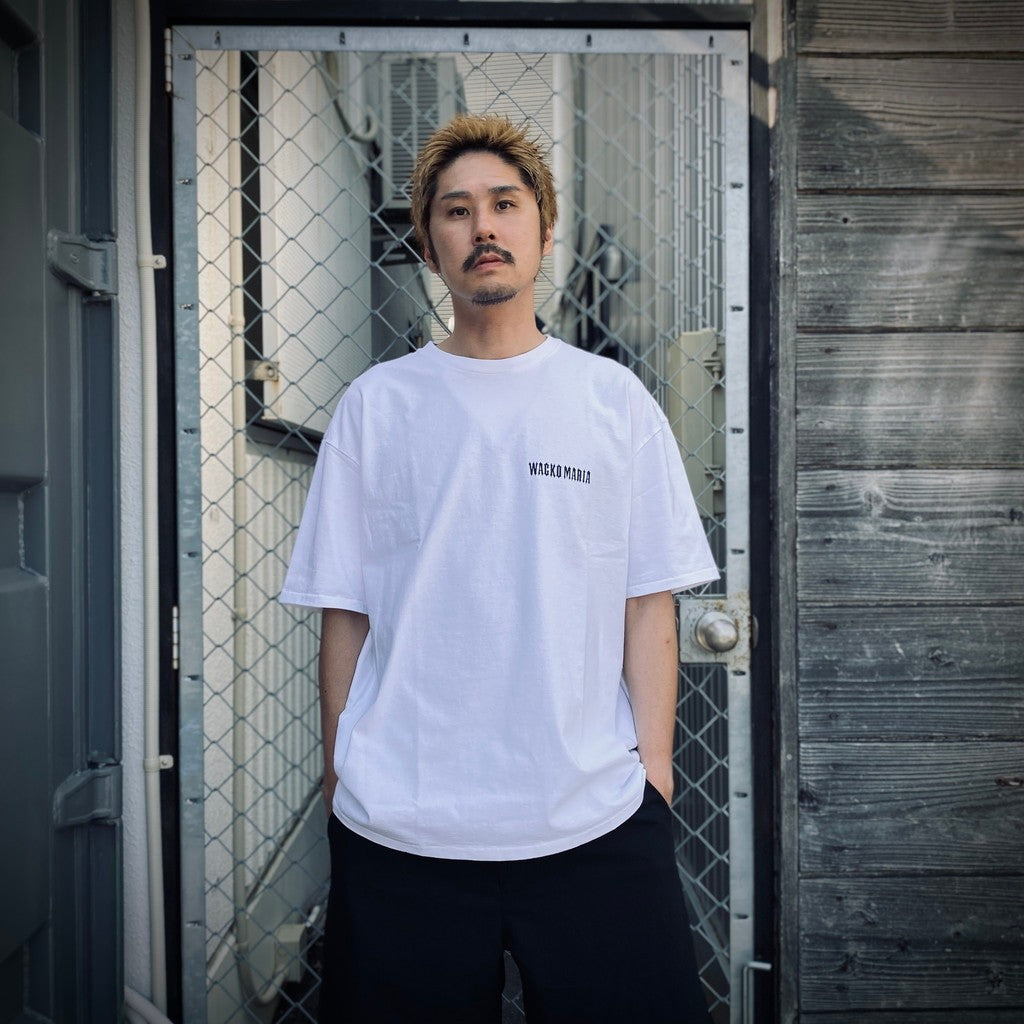 WASHED HEAVY WEIGHT CREW NECK T-SHIRT (TYPE-8) #WHITE [25SS-WMT-WT08]