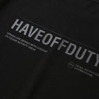 BACK LOGO TEE #BLACK [HOD26-01-TS006]