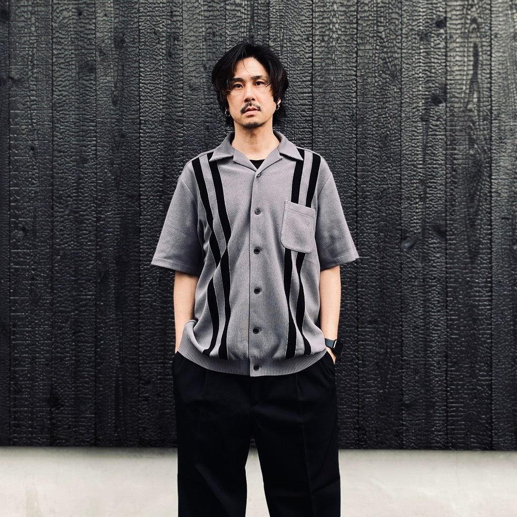 KNIT SHIRT ( TYPE-1 ) #GRAY [26SS-WMK-KN01]
