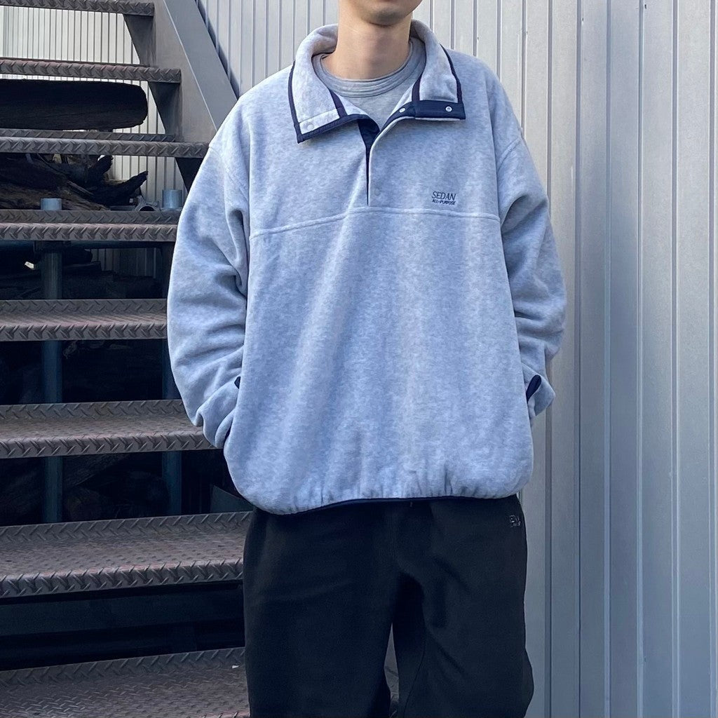 Fleece Snap Pullover #Ash [SD25F-CT11]