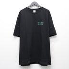 WASHED HEAVY WEIGHT CREW NECK T-SHIRT ( TYPE-2 ) #BLACK/GREEN [26SSE-WMT-WT02]