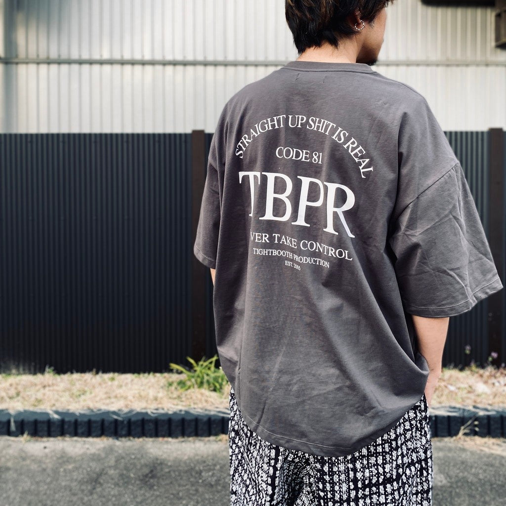 STRAIGHT UP S/S T-SHIRT #Charcoal [SS26-T04]