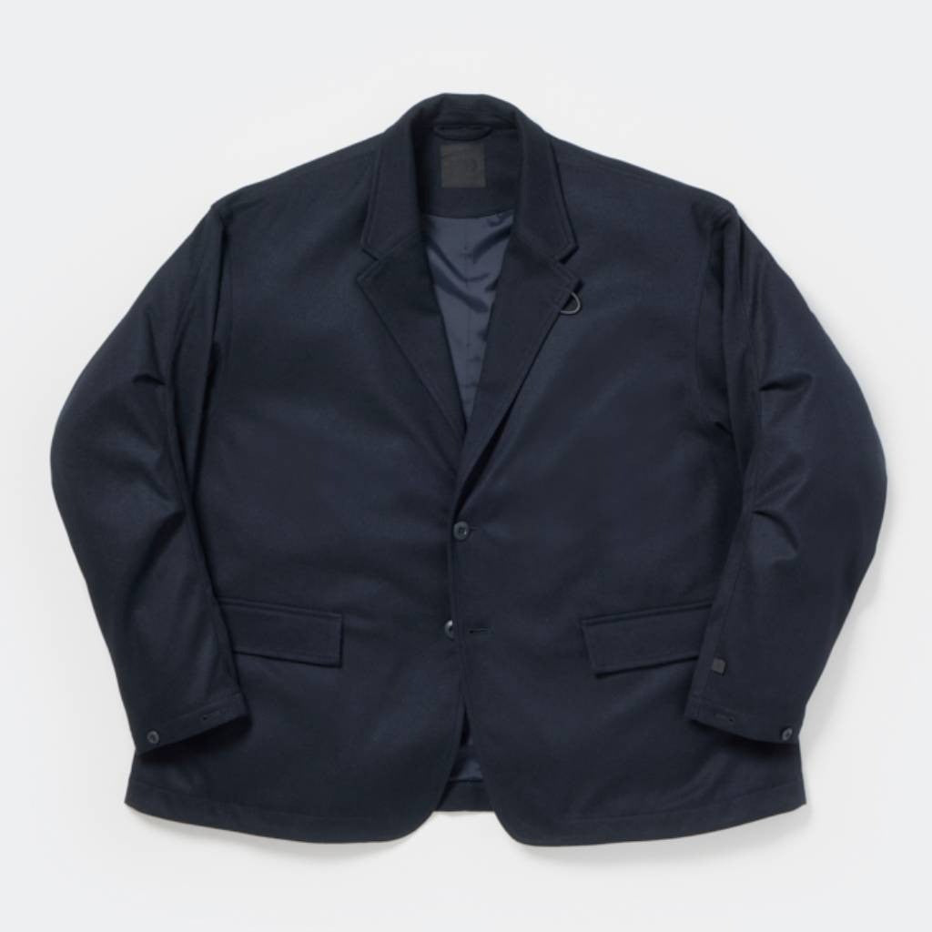 TECH LOOSE 2B JACKET FLANNEL & TECH EASY TROUSERS FLANNEL #D.NAVY [BJ-32026W / BP-39026W]