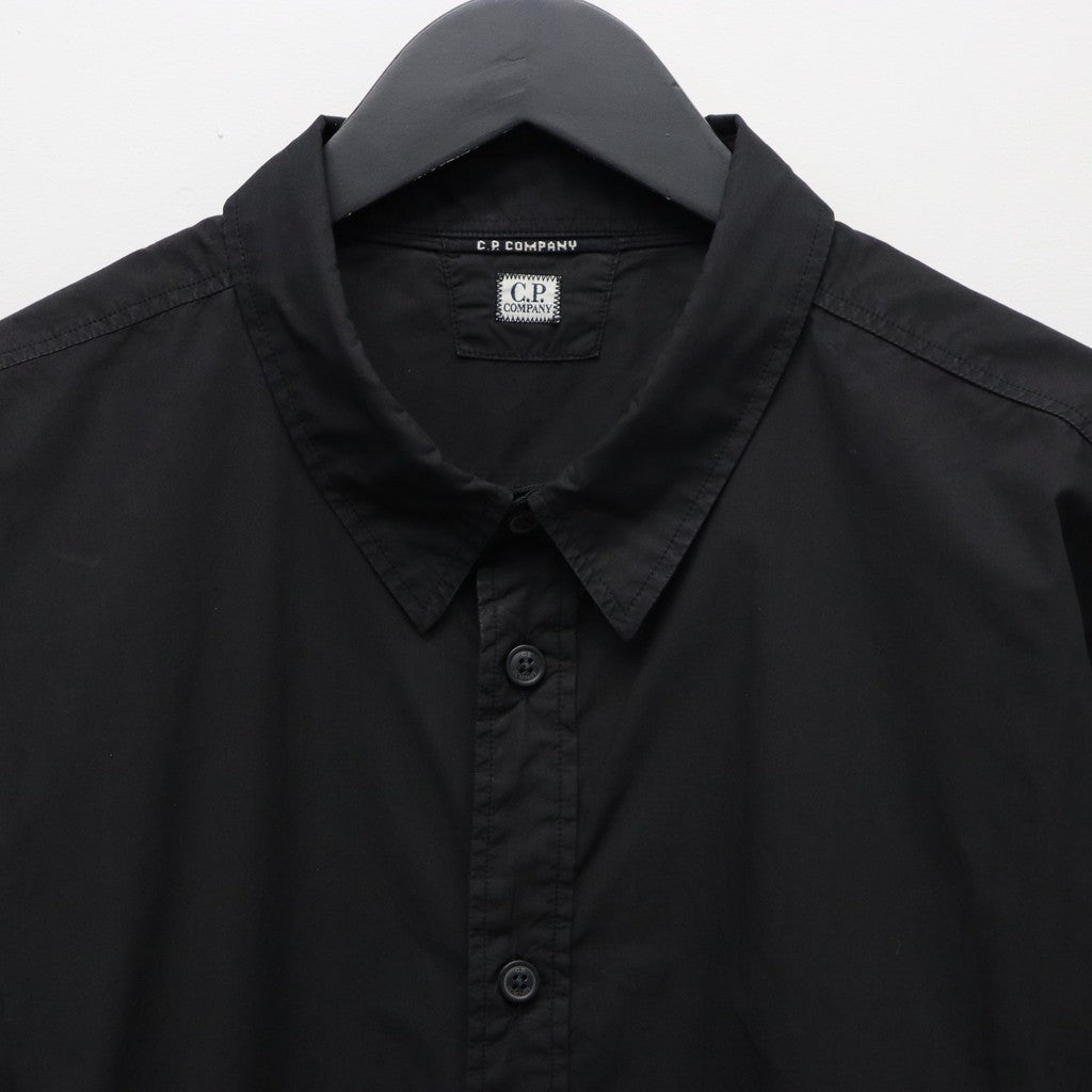 SH LONG SLEEVE IN POPELINE #BLACK 999 [20CMSH229A]