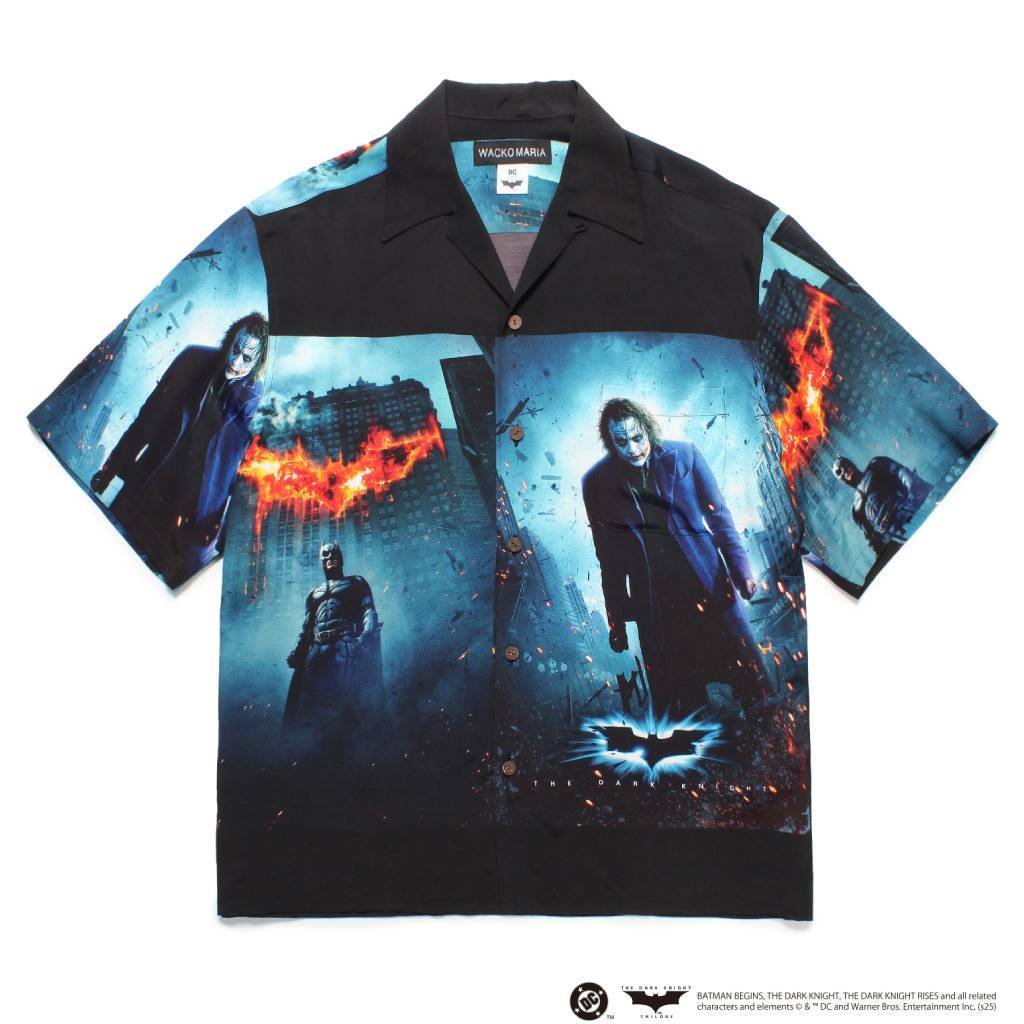 THE DARK KNIGHT TRILOGY | S/S HAWAIIAN SHIRT ( TYPE-2 ) #ONE [TDKT-WM-HI02]