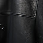 皮革外套（TYPE-2）#黑色 [25FW-WMO-CO04]