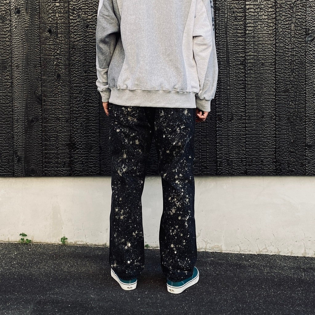 GALAXY DENIM PANTS #BLACK [RP0916303]