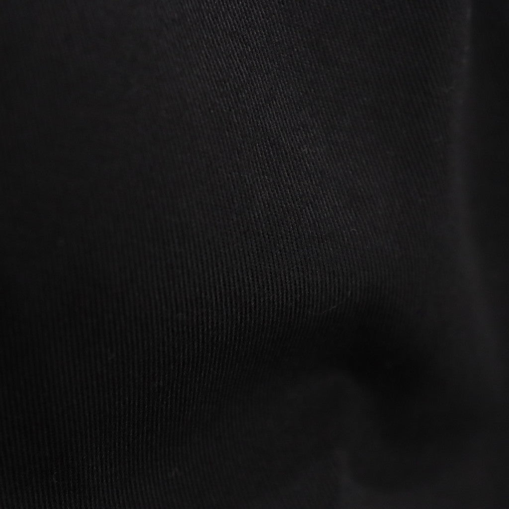 DOUBLE PLEATED CHINO TROUSERS #BLACK [25SS-WMP-PT13]