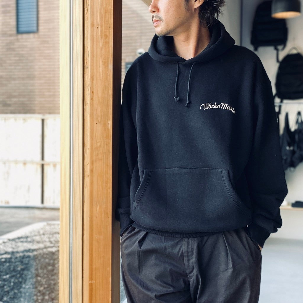 MIDDLE WEIGHT PULLOVER HOODED SWEAT SHIRT ( TYPE-2 ) #BLACK [25FW
