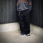 透氣斜紋棉布褲 #復古黑 [SD25F-PT04]