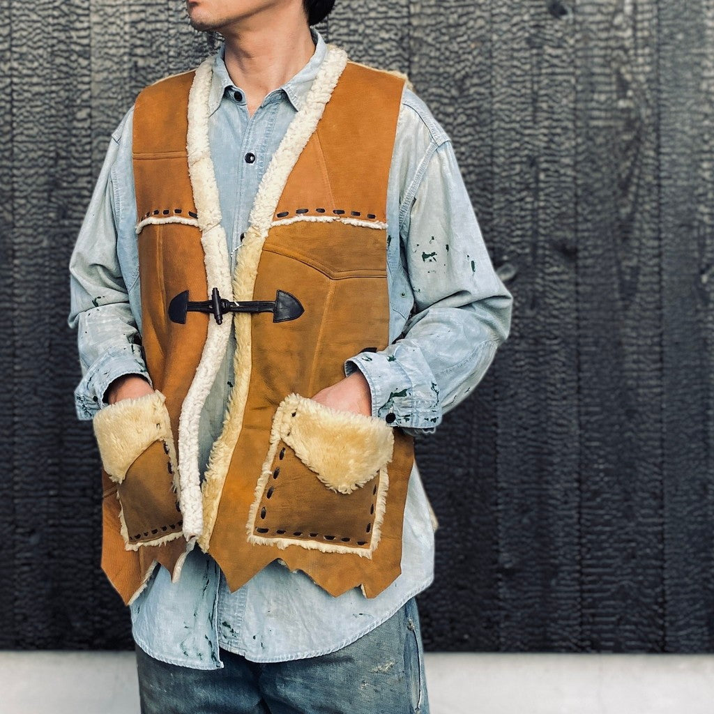 IGLLO MOUTON VEST #CAMEL [RV2601701]