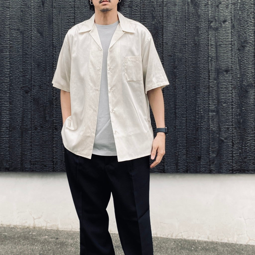 OPEN COLLAR SHIRT S/S ( TYPE-2 ) #IVORY [26SS-WMS-OC19]