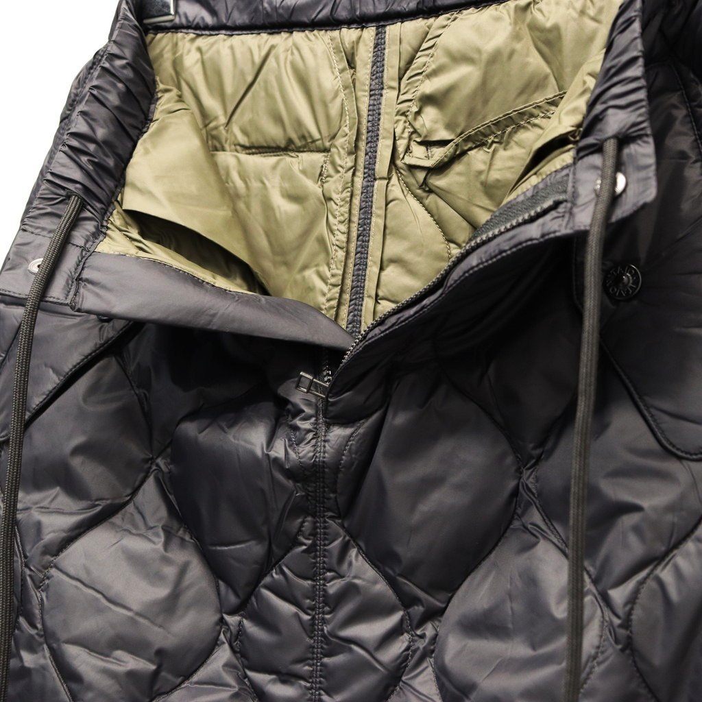 MILITARY SNAP BUTTON DOWN SKIRT（SOFT SHELL） #BLACK [TAION-W150LSSKML-1]