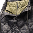 MILITARY SNAP BUTTON DOWN SKIRT（SOFT SHELL） #BLACK [TAION-W150LSSKML-1]