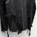 Rustic Edged Easy Rider's (VEGETABLE TANNING PIG LEATHER) #BLACK [M-P1-LW3]