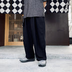 TRO BAGGY SLACKS #Black [SU26-B09]