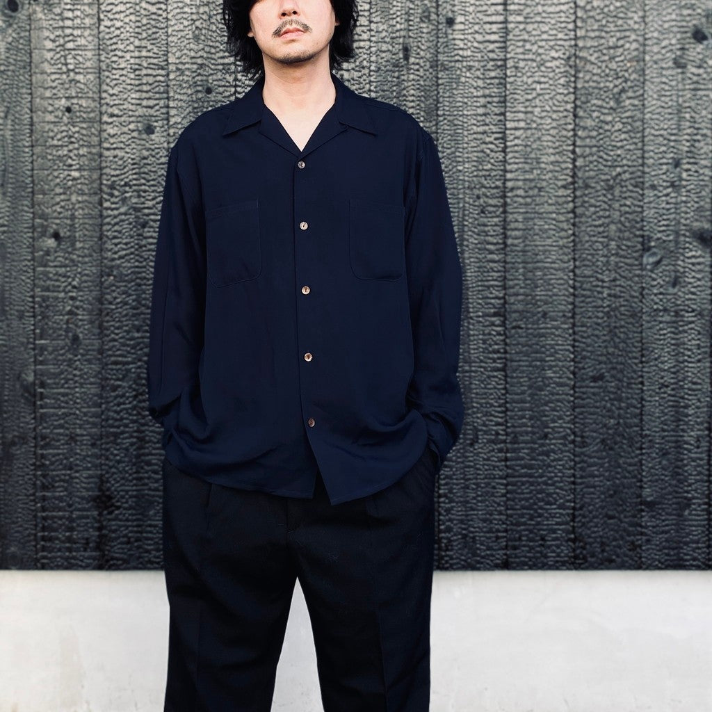 50'S SHIRT L/S ( TYPE-1 ) #NAVY [26FW-WMS-OC03]