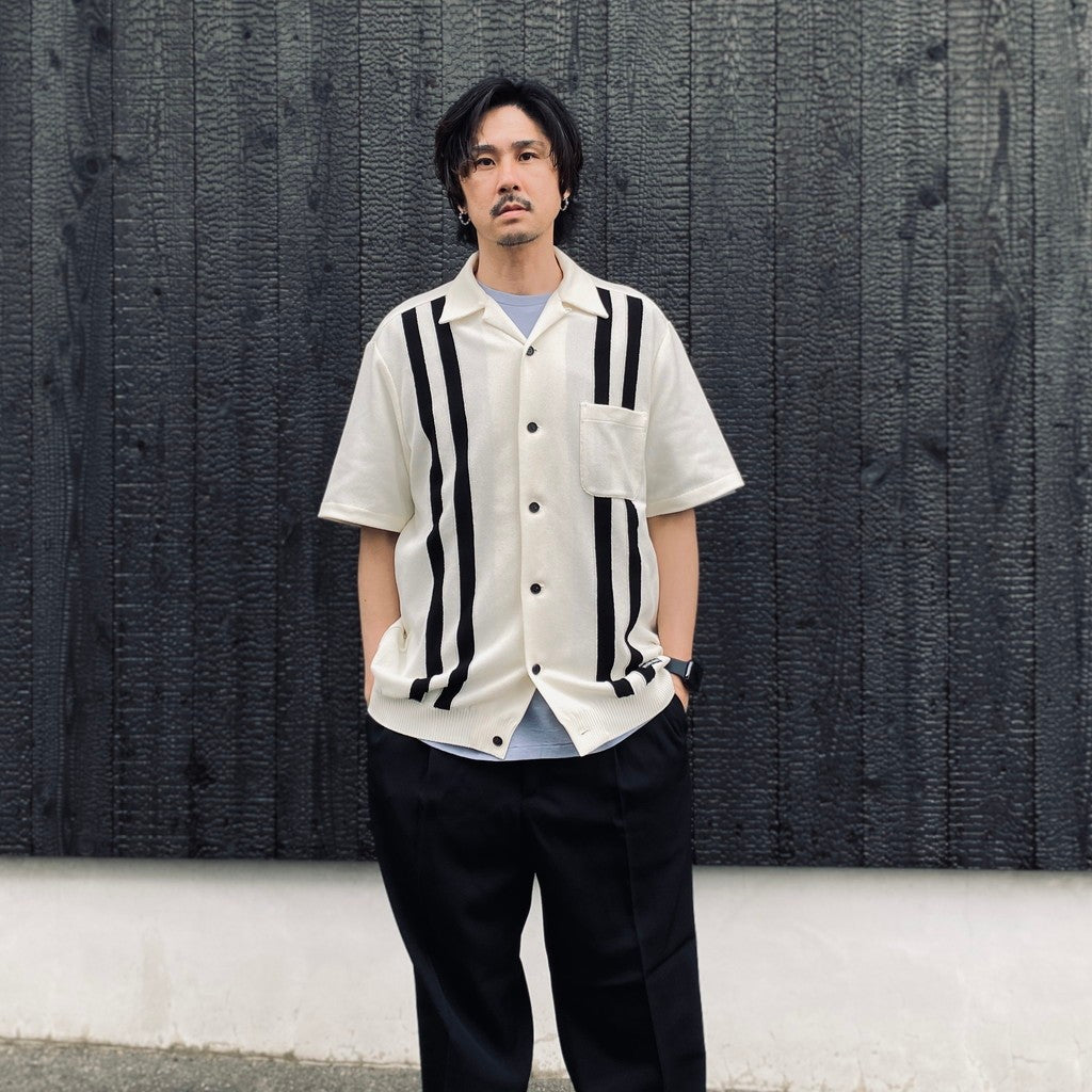 KNIT SHIRT ( TYPE-1 ) #WHITE [26SS-WMK-KN01]