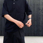 TECH POLO SHIRT S/S #BLACK [BE-37026]