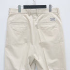 DOUBLE PLEATED CHINO TROUSERS #L-BEIGE [25SS-WMP-PT13]