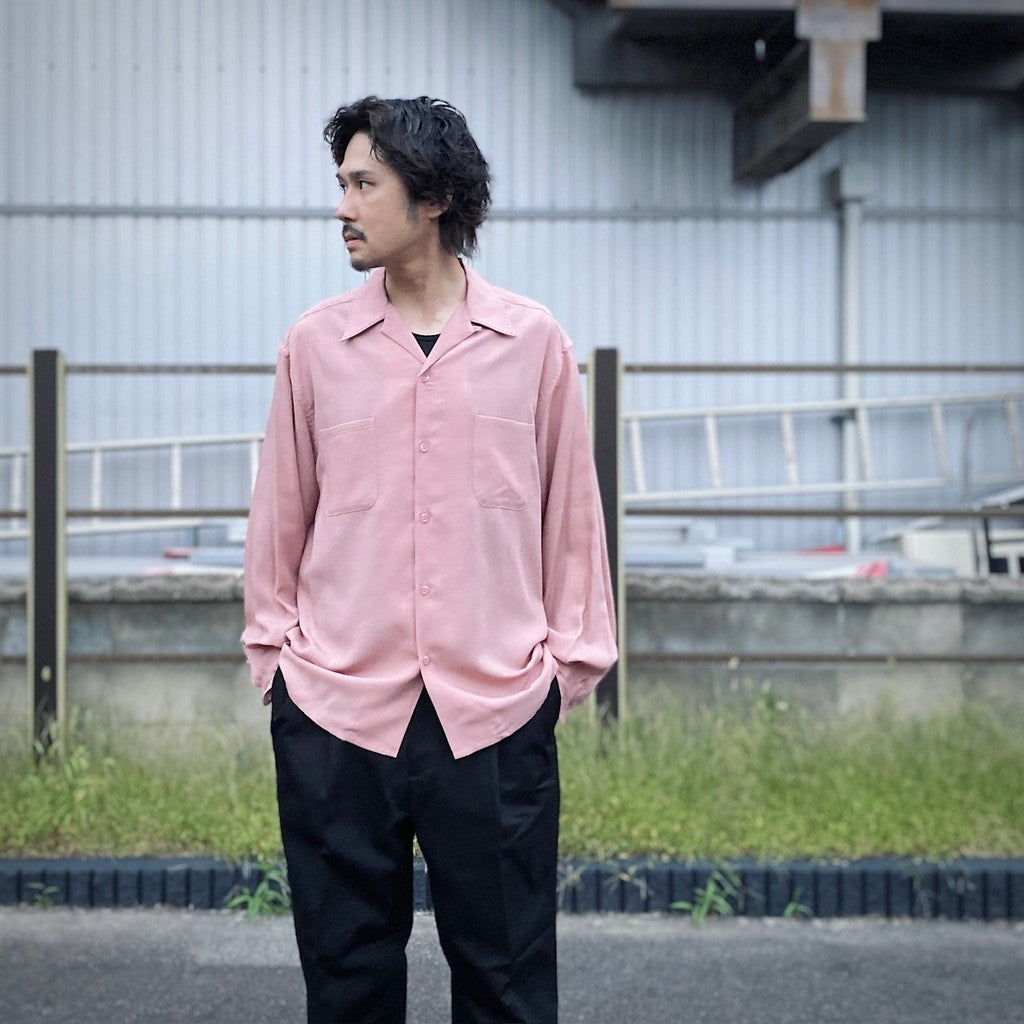✨24ss✨45R✨綿麻オックスストレッチのシャツジャケット✨ピンク 50'S SHIRT L/S ( TYPE-5 ) #PINK [25FW-WMS-OC10] – cocorozashi