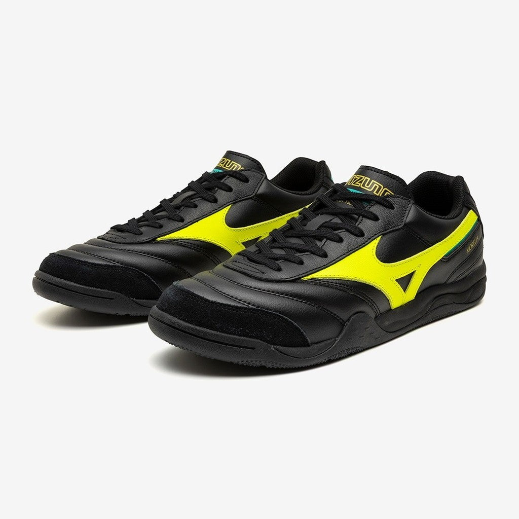 MORELIA LS #BLACK / GREEN / YELLOW [D1GA260A]