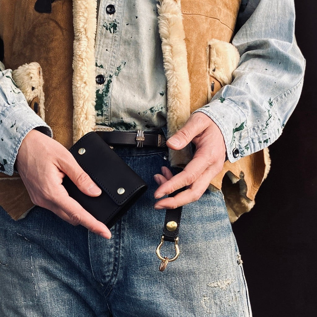 ITUAIS Diferente | CAVALLO Mini Wallet (GUIDI Horse Butt) #Black [26SS-ITU-02]