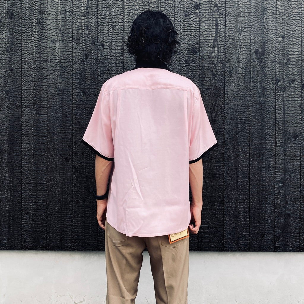 SWITCHING SHIRT S/S ( TYPE-2 ) #PINK [26SS-WMS-OC08]