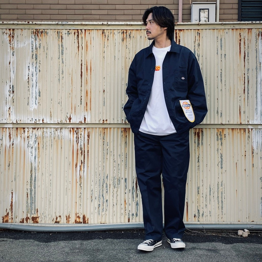 DICKIES | PLEATED TROUSERS #NAVY [26SS-WMP-DC01]