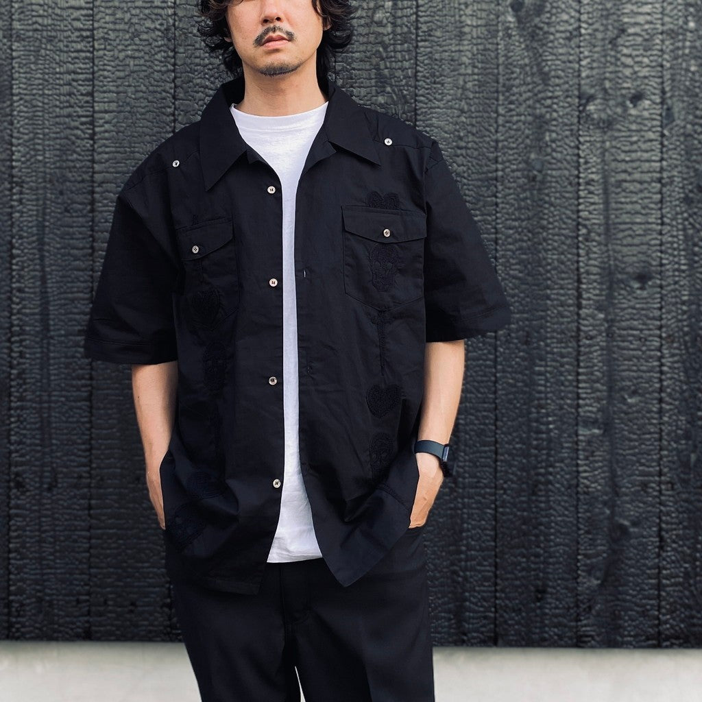 Guayabera s/s shirt #black [BV-SH2600610]