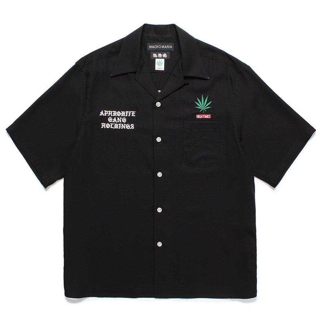 舐達麻 | HIGHTIMES | 50'S SHIRT S/S #BLACK [NMD-HIGHTIMES-WM-OC01]