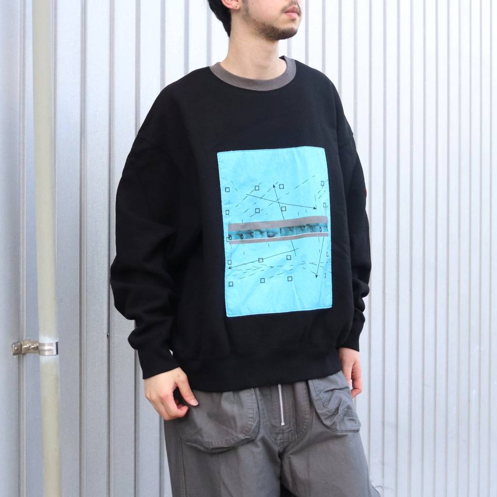 AS MCCO CREW NECK #BLACK [CES29CS10] - cocorozashi 三重県四日市市
