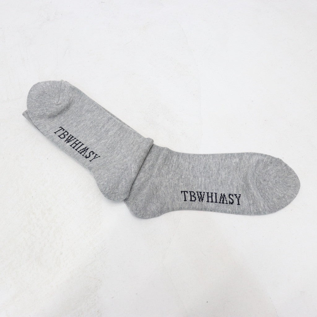 LABEL LOGO 襪子 #灰色 [FW25-A05]