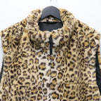 WILD THINGS | LEOPARD FUR HAPPY VEST ( TYPE-1 ) #BEIGE [26FW-WMO-WT05]