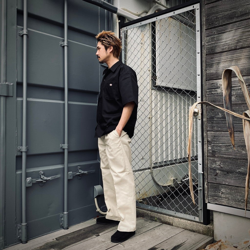 迪克斯 | 褶襉長褲 #米白色 [25SS-WMP-DC01]