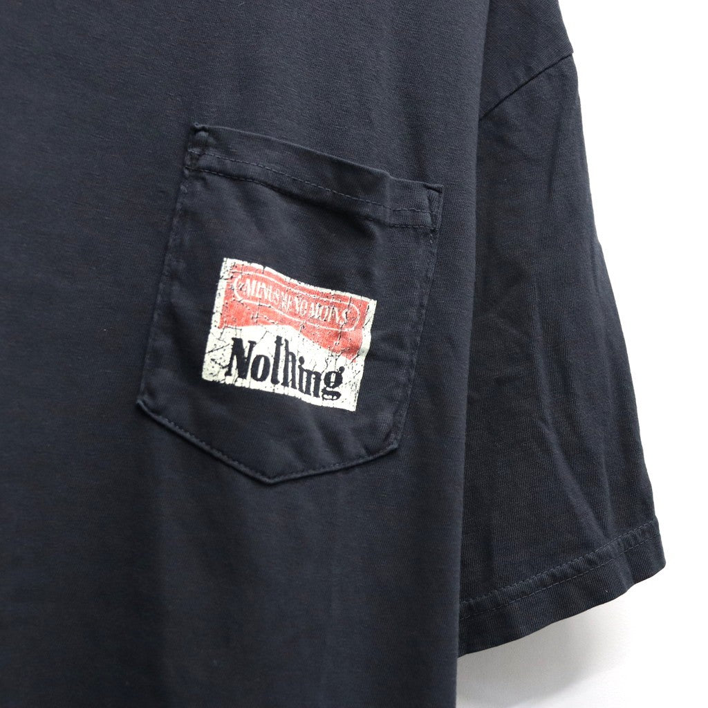 Bootleg Pocket Tee(NOTHING) #5YEARS BLACK [M-P3-BG11]