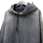 WEATHERED HOODIE #BLACK [BWU-WH]