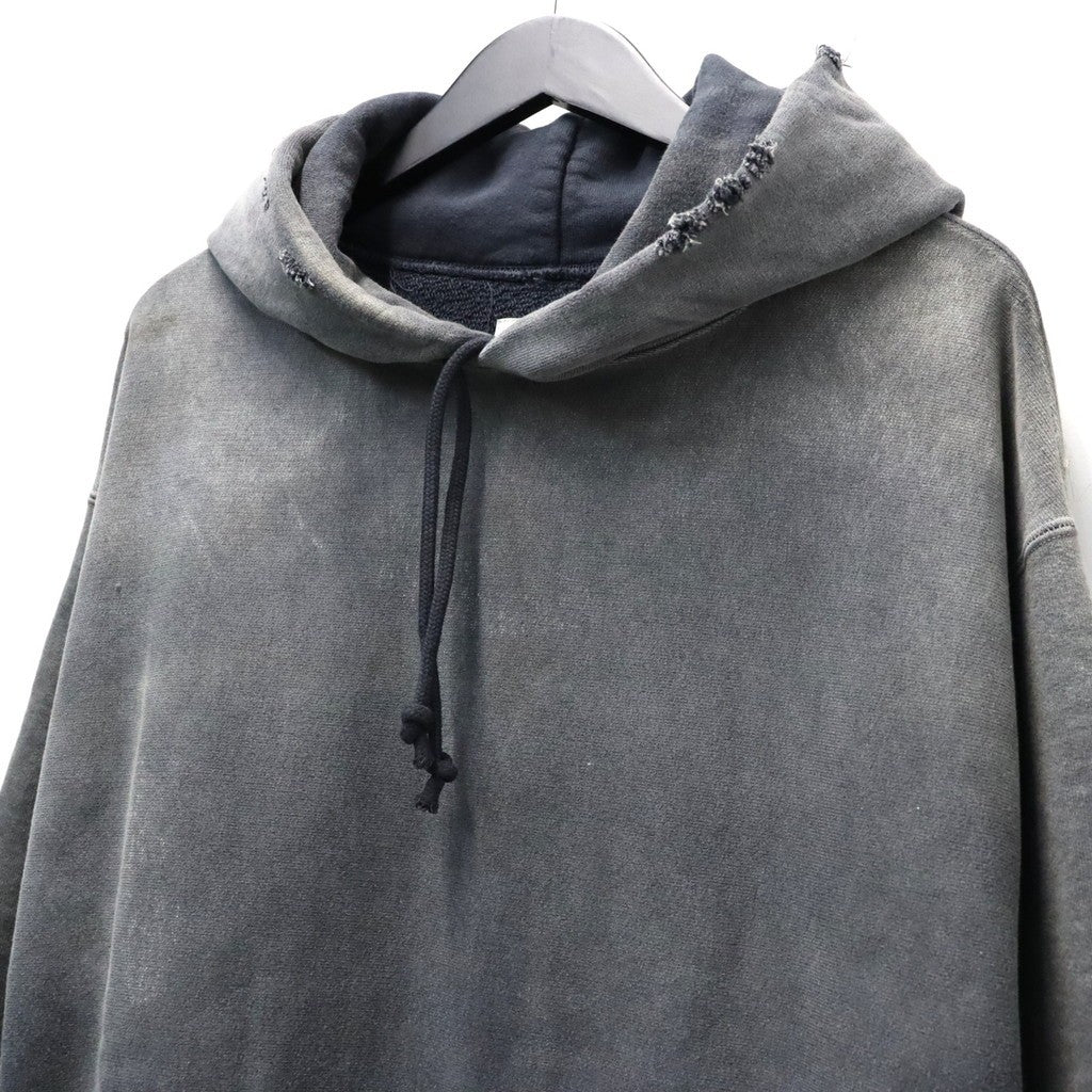 WEATHERED HOODIE #BLACK [BWU-WH]