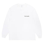 WASHED HEAVY WEIGHT CREW NECK LONG SLEEVE T-SHIRT ( TYPE-3 ) #WHITE [26SS-WMT-LT05]