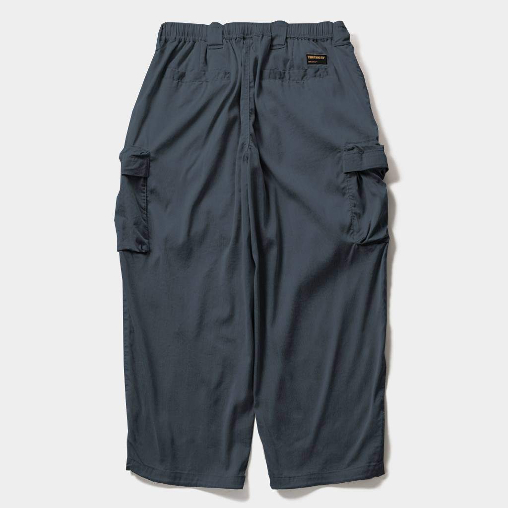 STRIPE BAGGY CARGO PANTS #Charcoal [SU26-B06]