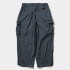 STRIPE BAGGY CARGO PANTS #Charcoal [SU26-B06]